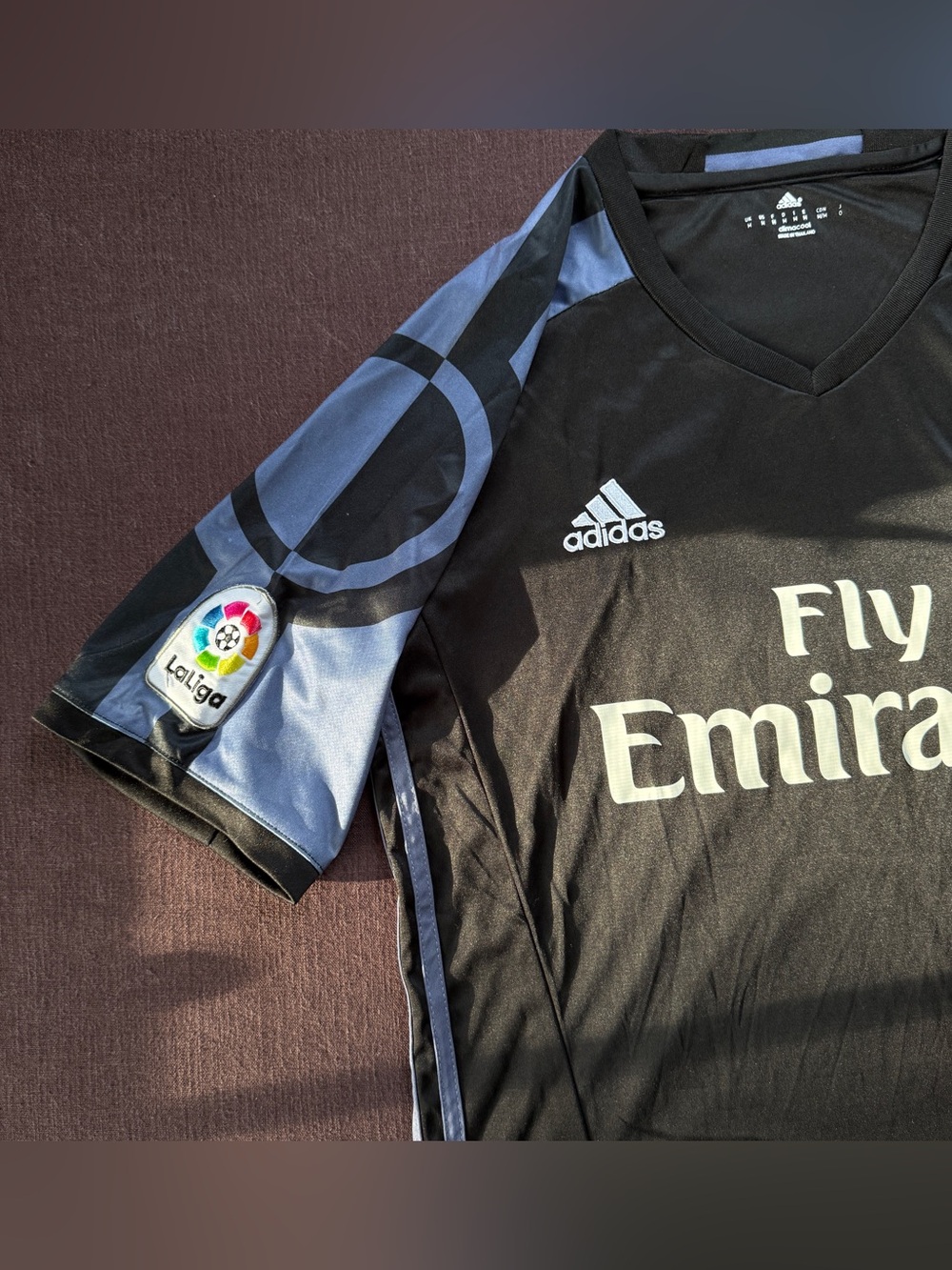 Adidas Real Madrid Ronaldo #7 Black Soccer Jersey Men’s M - Picture 4 of 7